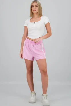 Shasa Contrast Side Details Shorts