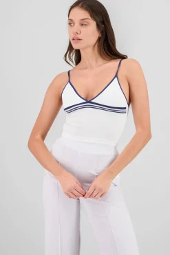 Shasa Contrast Strap Top