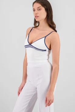Shasa Contrast Strap Top