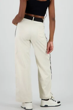 Shasa Contrast Stripe Detail Flowy Pants