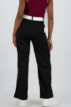Shasa Contrast Stripe Detail Flowy Pants