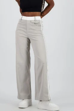 Shasa Contrast Stripe Detail Flowy Pants
