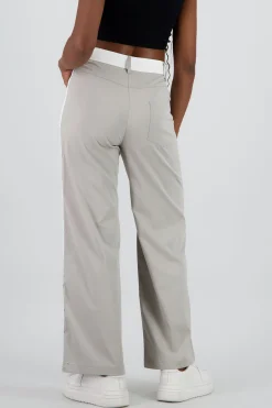 Shasa Contrast Stripe Detail Flowy Pants