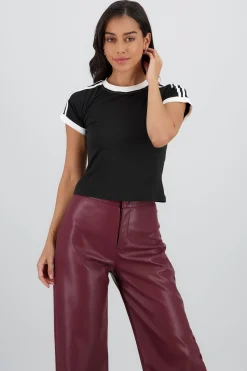 Shasa Contrast Stripes T Shirt