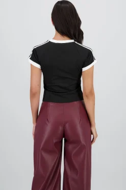 Shasa Contrast Stripes T Shirt