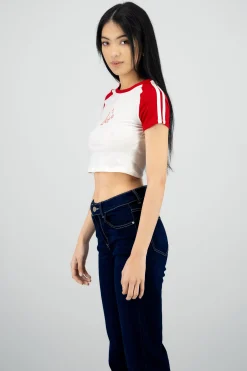 Shasa Contrast T Shirt with Bunny Print