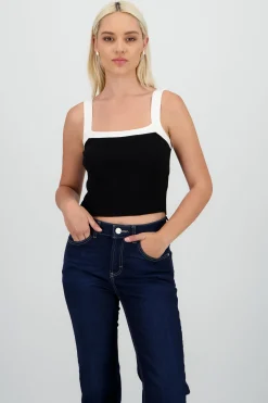 Shasa Contrast Tank Top