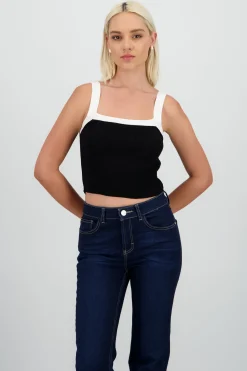 Shasa Contrast Tank Top
