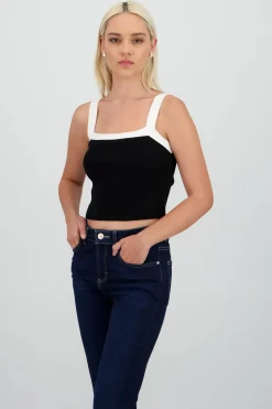 Shasa Contrast Tank Top