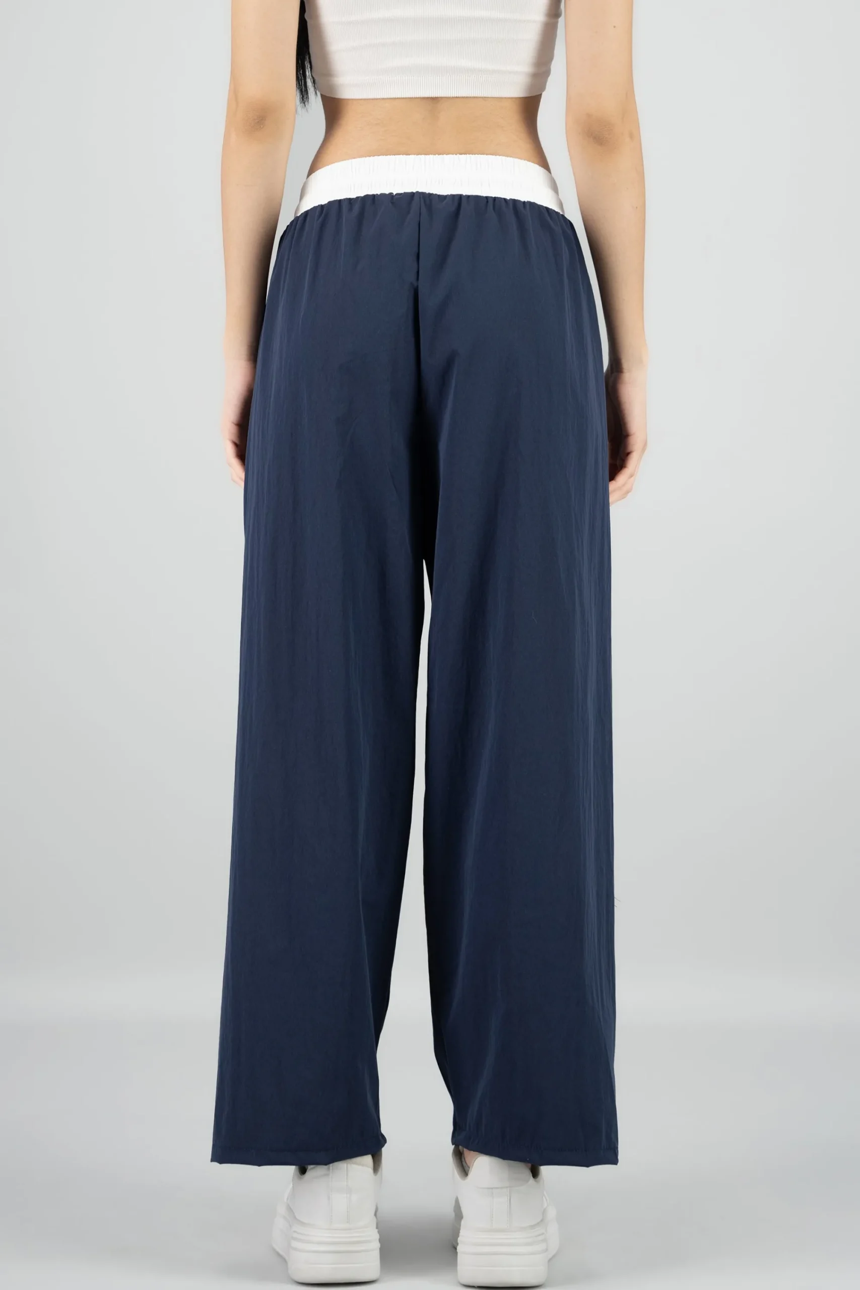 Shasa Contrast Waistband Pants