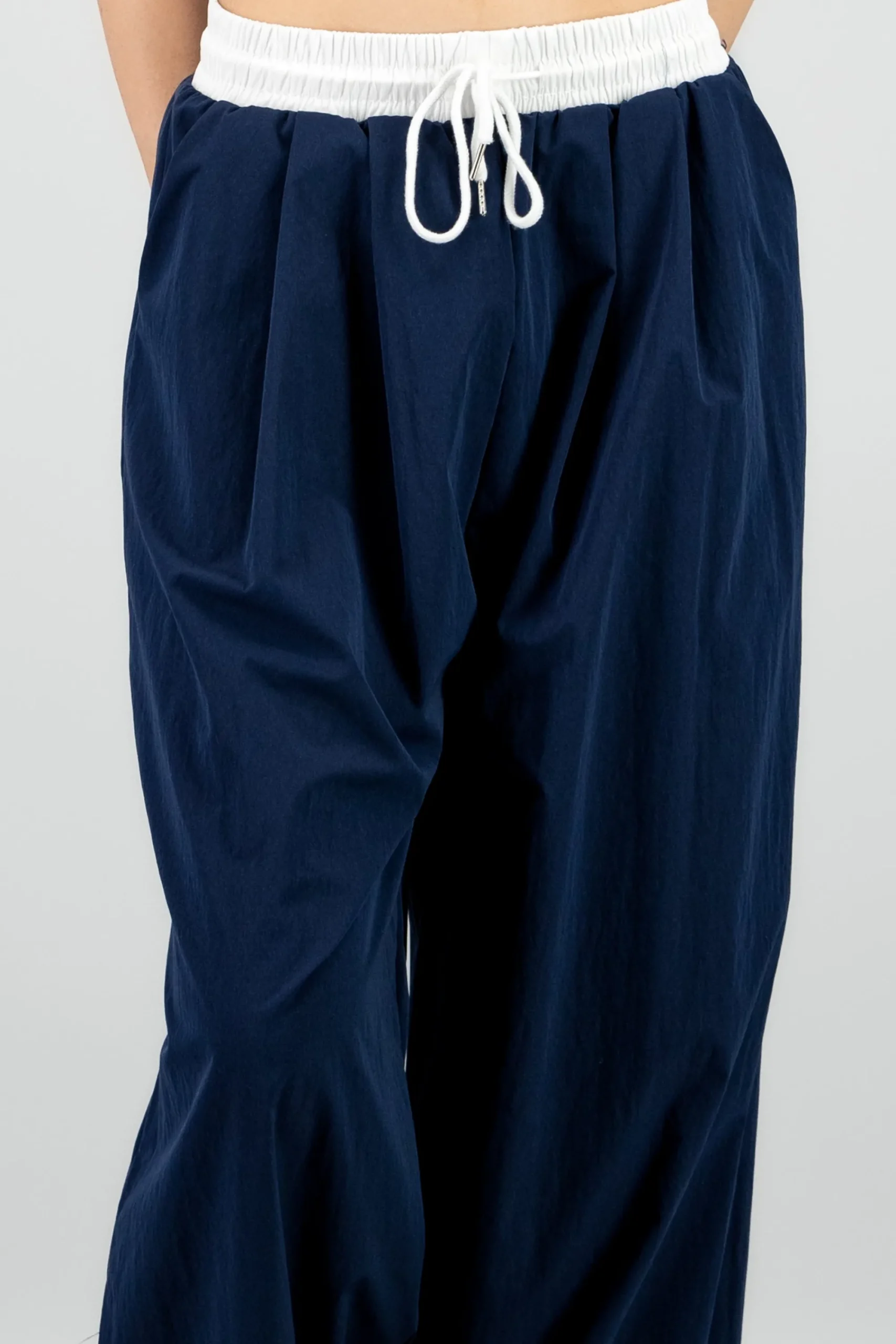 Shasa Contrast Waistband Pants
