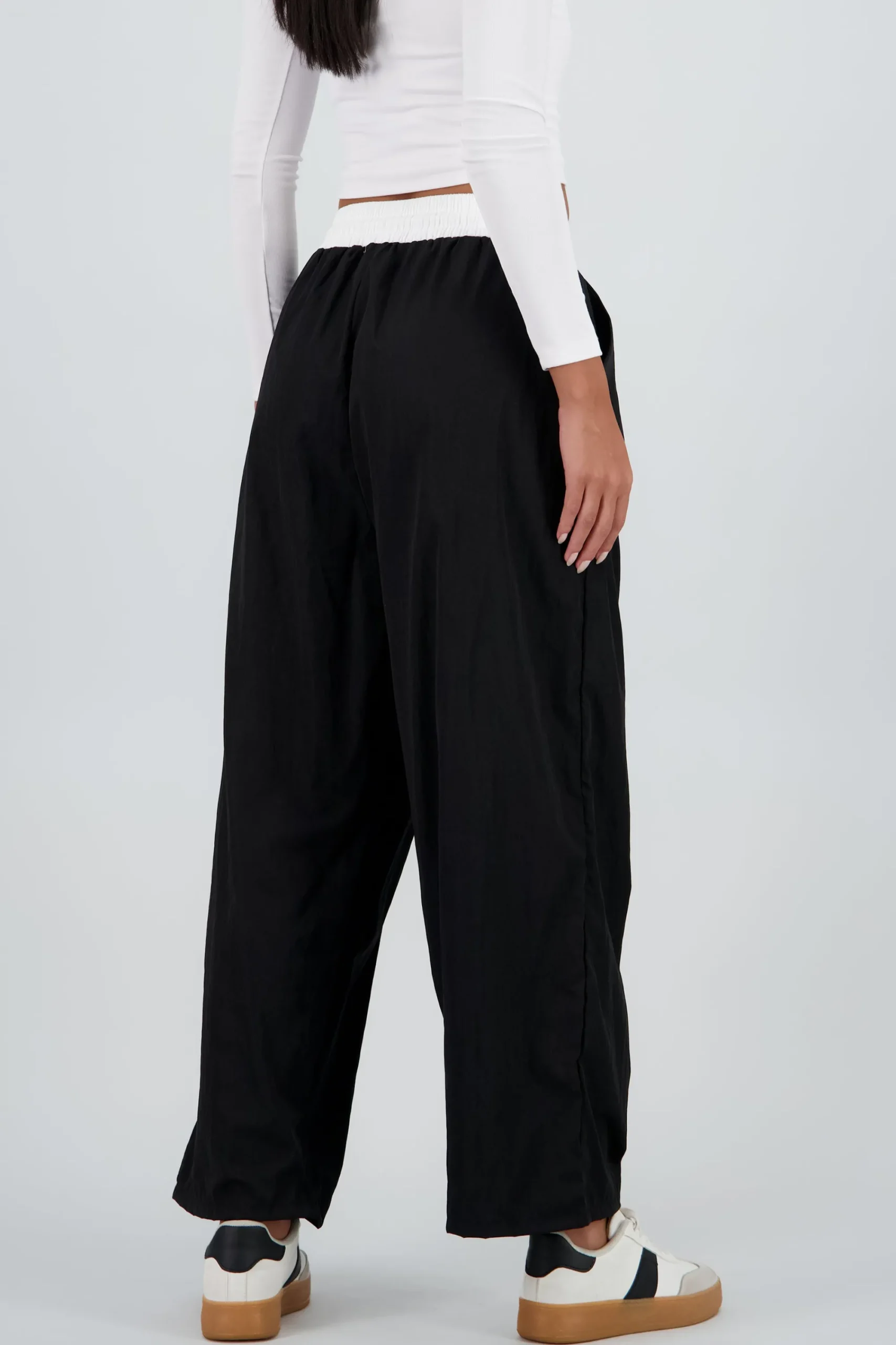 Shasa Contrast Waistband Pants