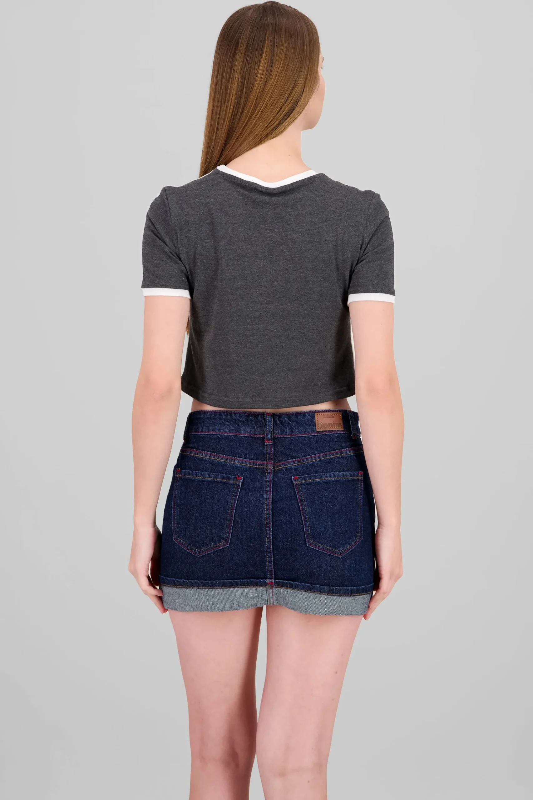 Shasa Contrasting Crop T Shirt Finland