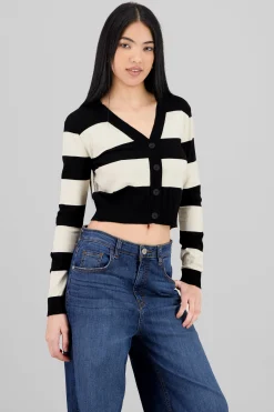 Shasa Contrasting Stripe Cardigan