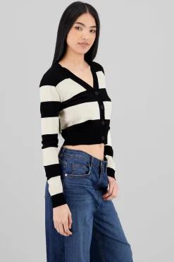 Shasa Contrasting Stripe Cardigan