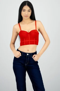 Shasa Corset Top with Cup Detail