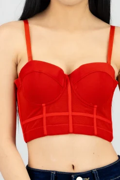 Shasa Corset Top with Cup Detail