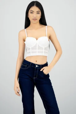 Shasa Corset Top with Cup Detail