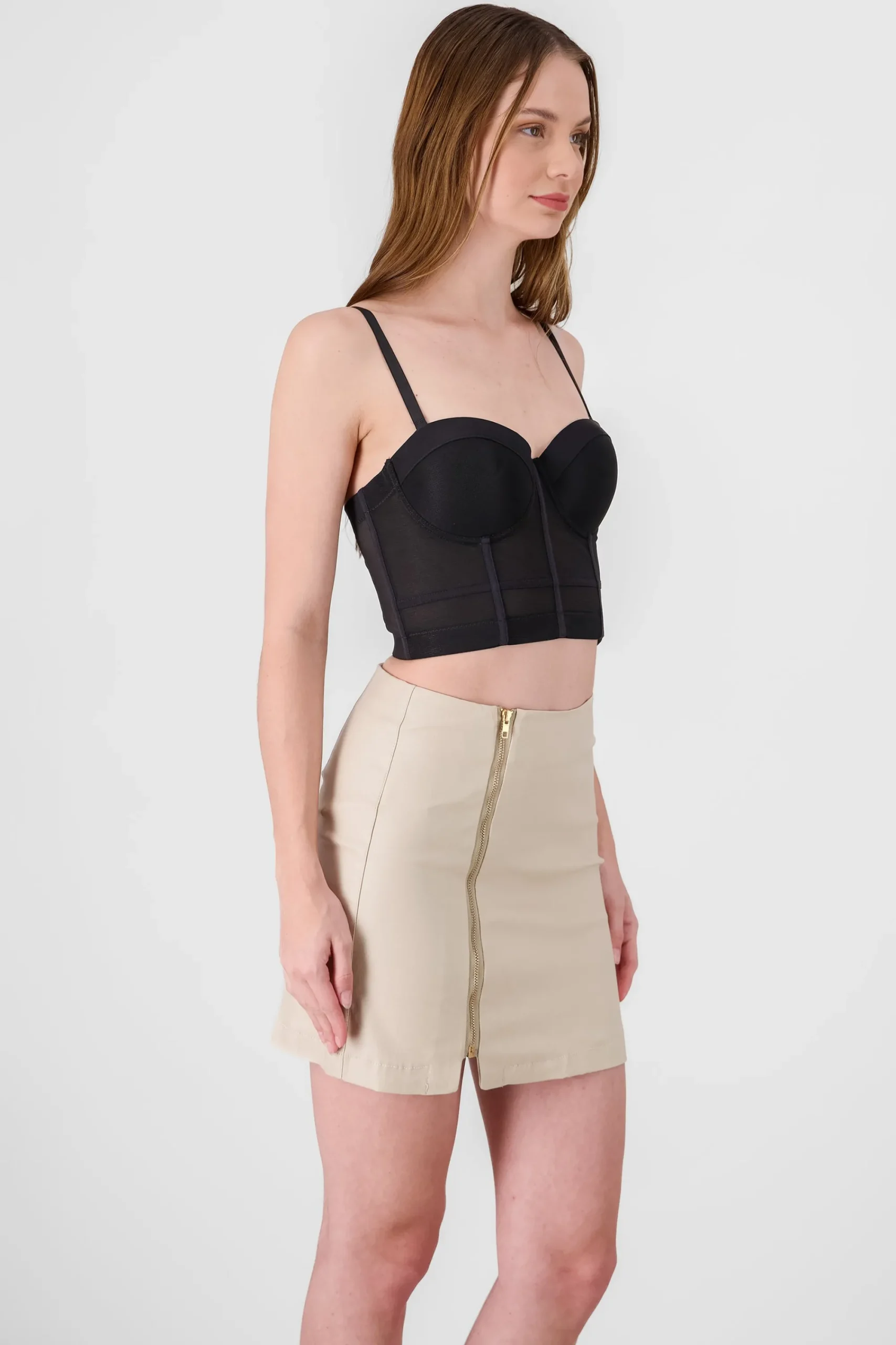 Shasa Corset Top with Cup Detail