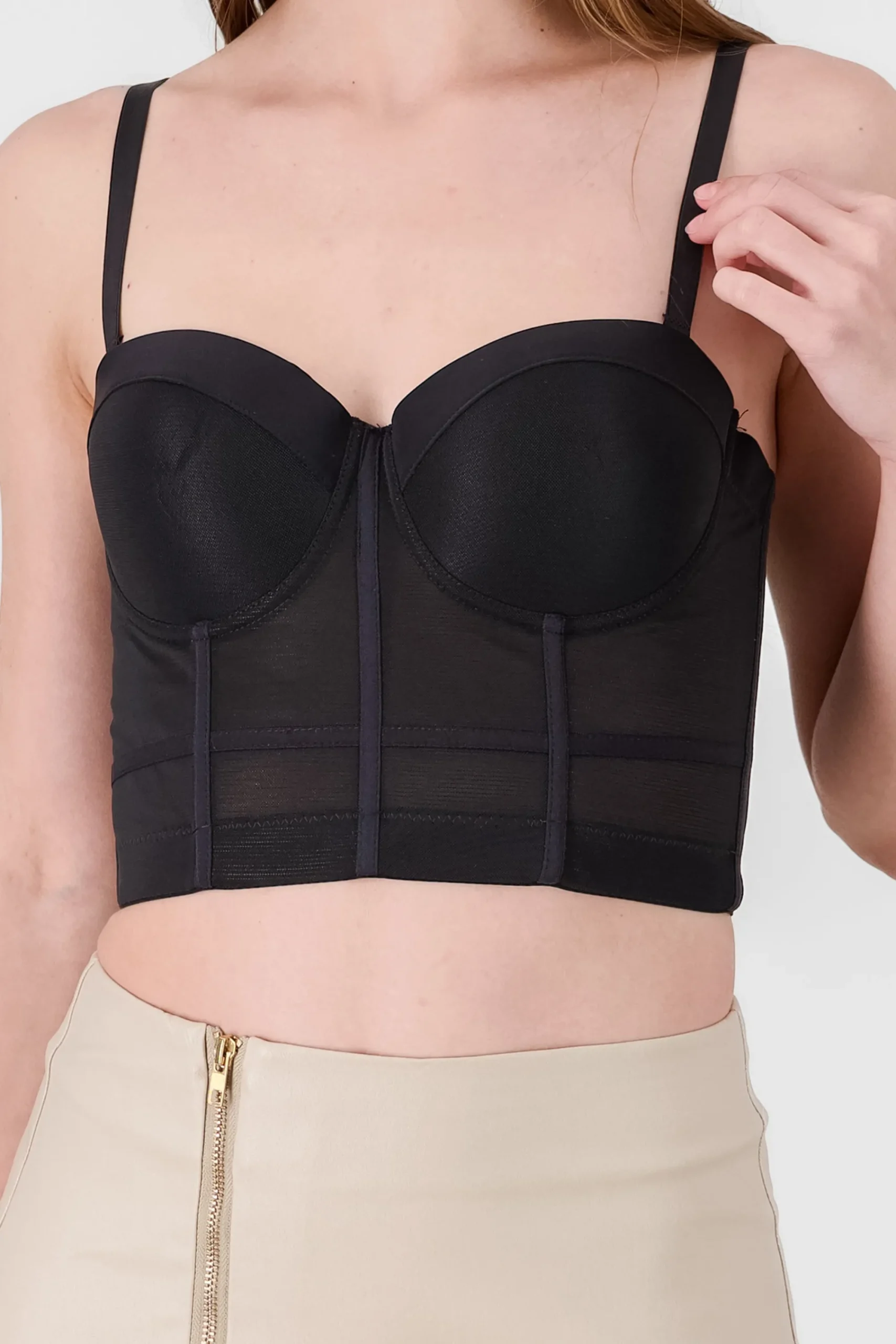 Shasa Corset Top with Cup Detail