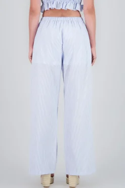 Shasa Cotton Striped Pants