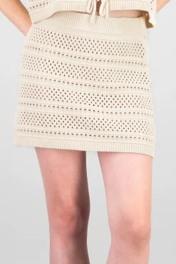 Shasa Crochet Knit Skirt