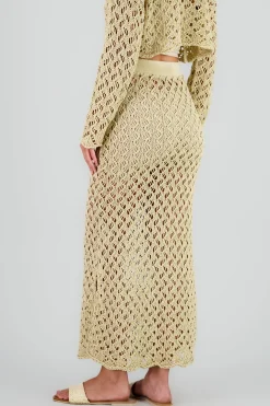 Shasa Crochet Maxi Skirt
