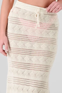 Shasa Crochet Maxi Skirt