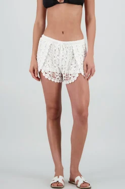 Shasa Crochet Shorts with Drawstring