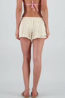 Shasa Crochet Shorts with Drawstring