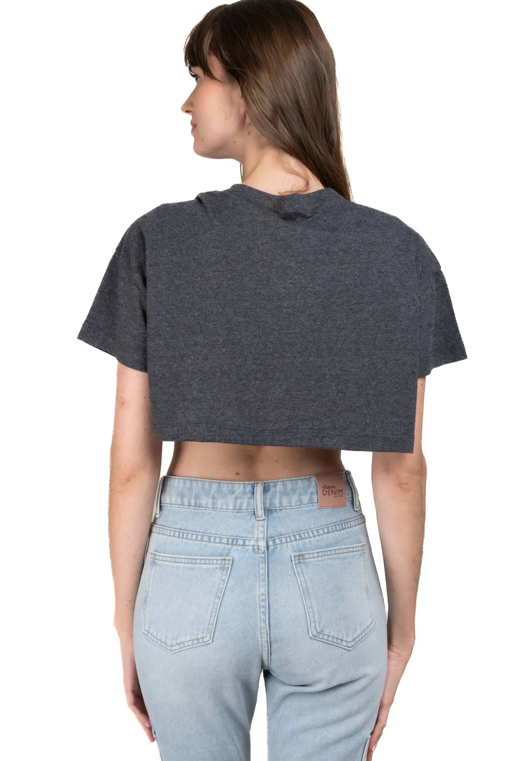 Shasa Crop top with New York bear print