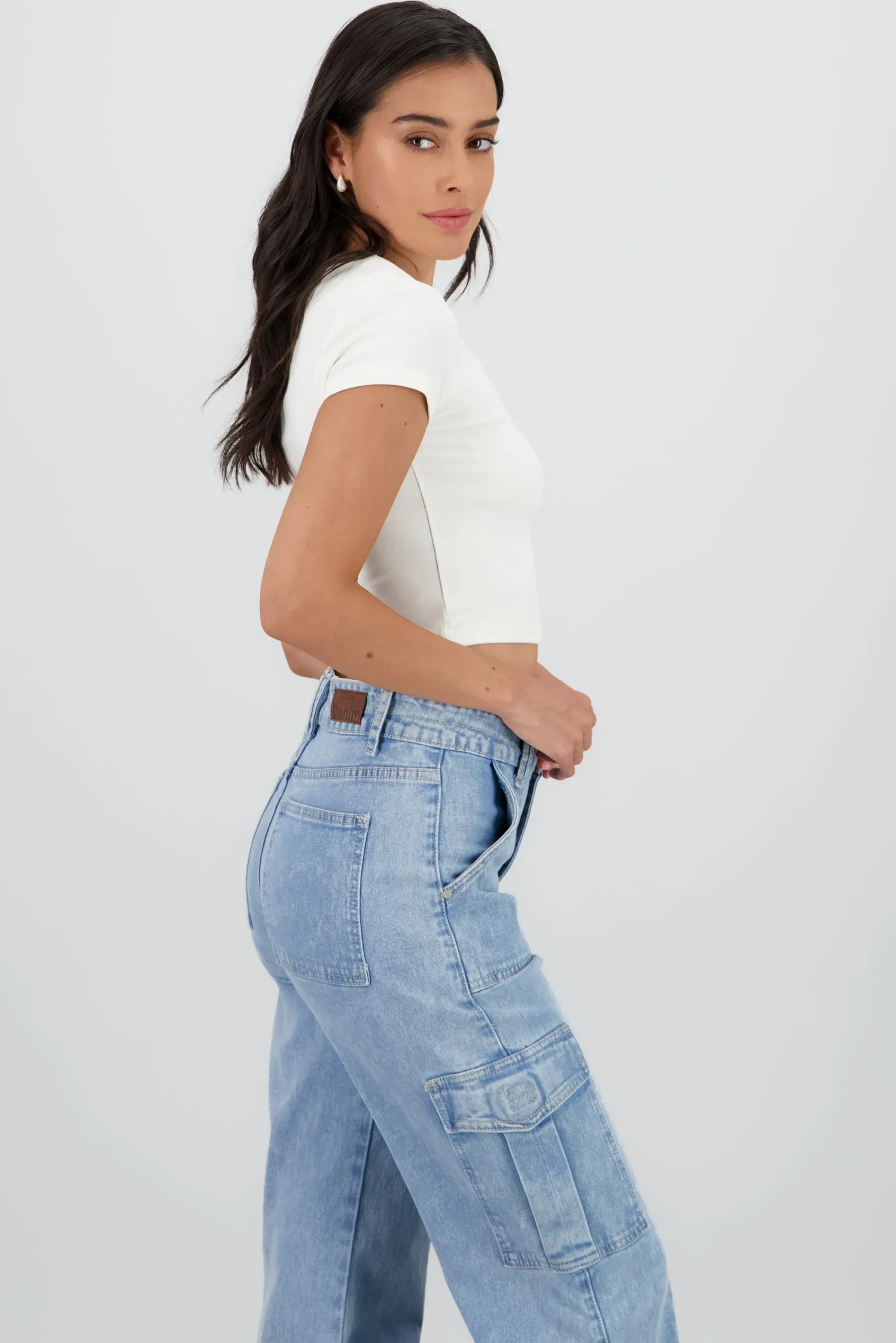Shasa Cropped Cherry Print Top