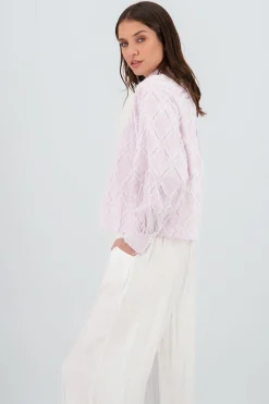 Shasa Cropped Embroidered Shirt