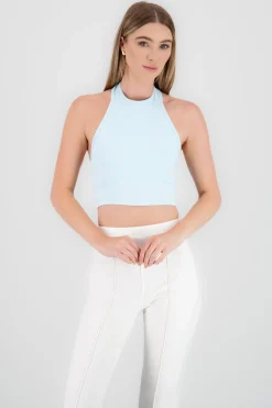 Shasa Cropped Halter Top