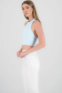 Shasa Cropped Halter Top
