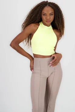 Shasa Cropped Halter Top