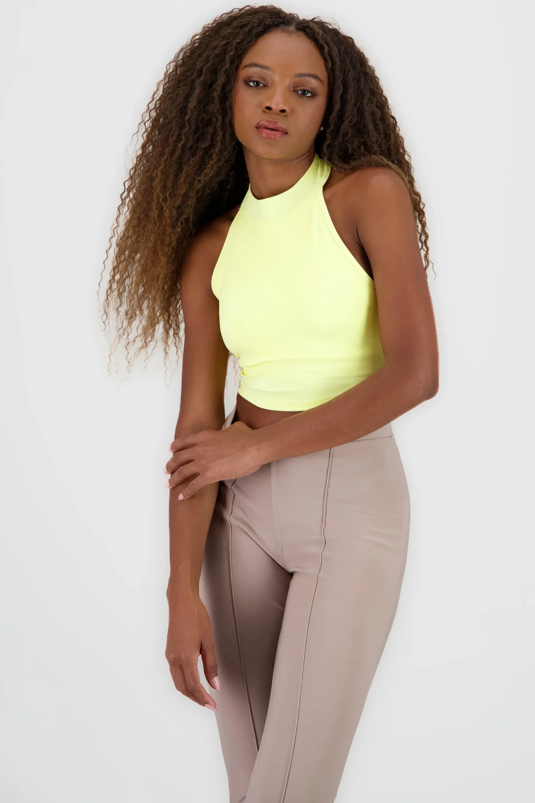 Shasa Cropped Halter Top