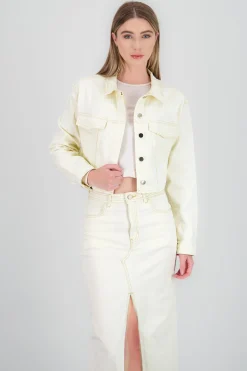 Shasa Cropped Jacket with Cut Details