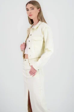 Shasa Cropped Jacket with Cut Details