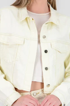 Shasa Cropped Jacket with Cut Details