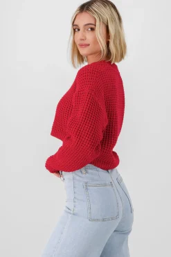 Shasa Cropped Knit Sweater