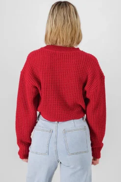 Shasa Cropped Knit Sweater