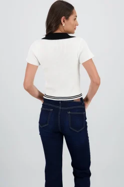 Shasa Cropped Knit Top