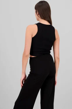 Shasa Cropped Knitted Top