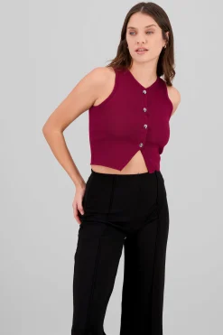 Shasa Cropped Knitted Top