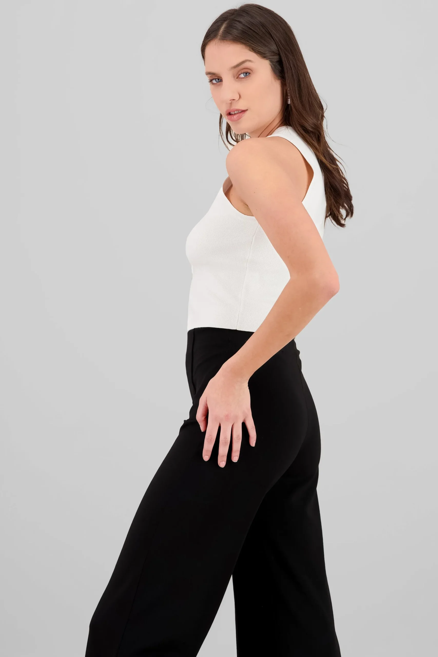 Shasa Cropped Knitted Top
