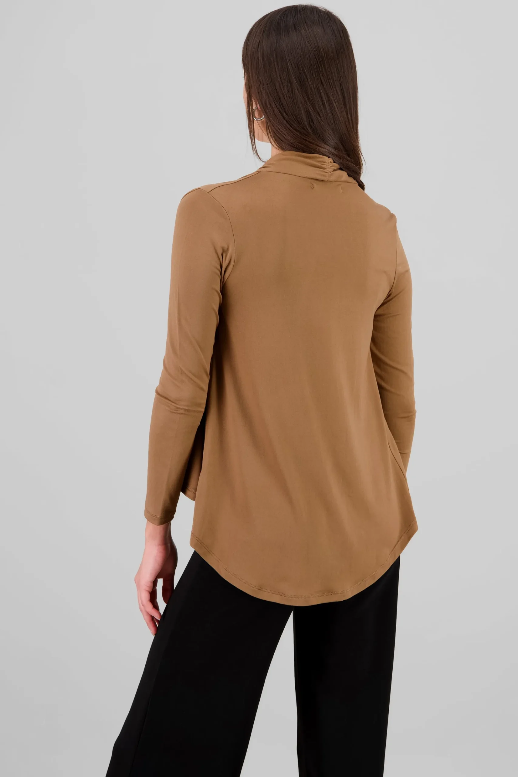 Shasa Cropped Long Sleeve Cardigan