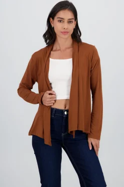Shasa Cropped Long Sleeve Cardigan