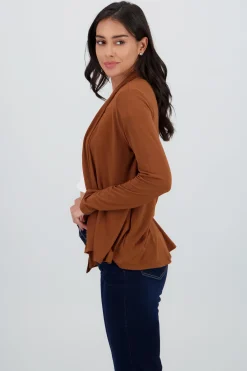 Shasa Cropped Long Sleeve Cardigan