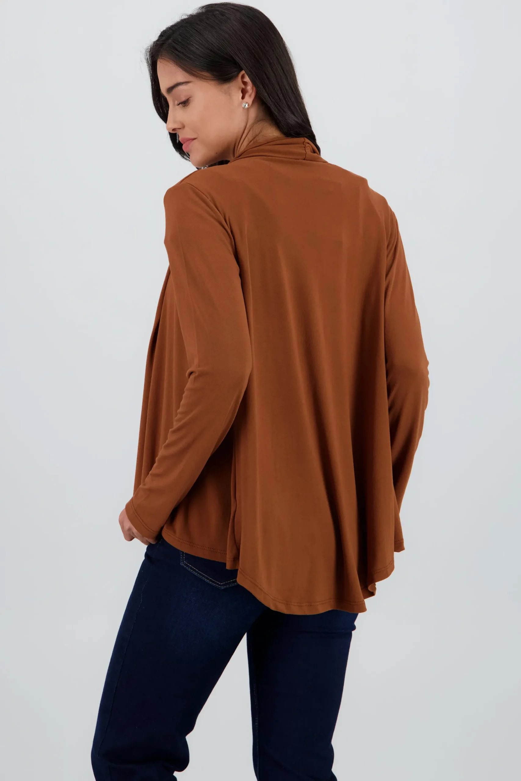Shasa Cropped Long Sleeve Cardigan